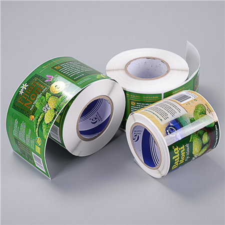 Custom Printed Adhesive Roll Jar Tamper Proof Seal Sticker Label For Glass Jar