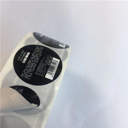 CustomPE Material Order Cosmetic Matt Label Sticker Adhesive Roll Lables Paper Printing oem printing label