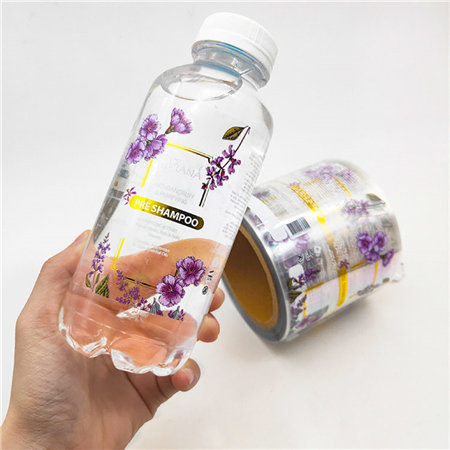 Custom waterproof bottle PET shrink sleeve label for plastic bottles