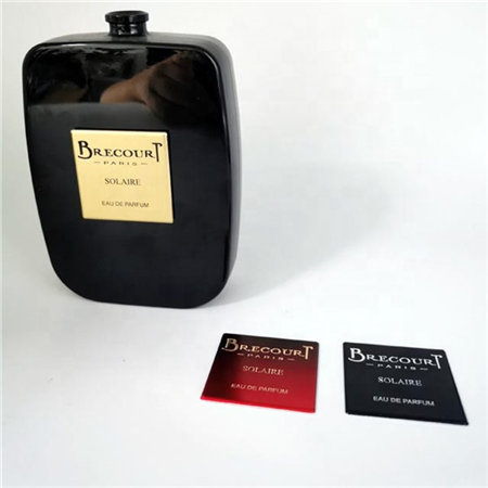 Fancy Mass Custom PVC BOPP Black Cosmetic Bottle Packaging Labels Waterproof Self Adhesive Printing Roll Stickers