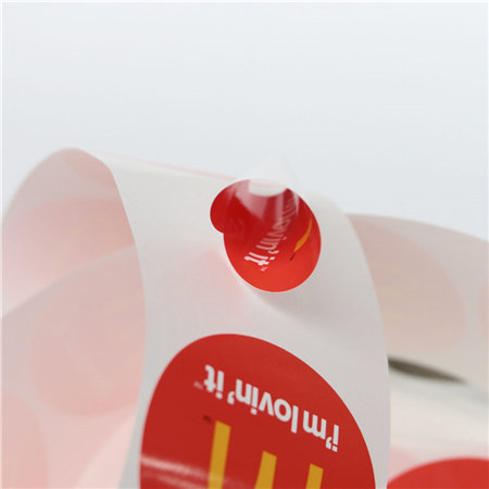Custom Logo Stickers Pp Pet Pvc Label Sticker Roll Juice Bottle Jar Labels for Cosmetic Jars Transparent CNC Die Cutting Accept