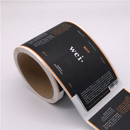 Custom Printed Logo Labels for Packaging Paper Glossy Candle Soy Wax Sticker Printing Roll Label Rectangle Stickers