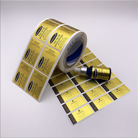Custom Logo private label products special shaped foil printing etiquetas stickers
