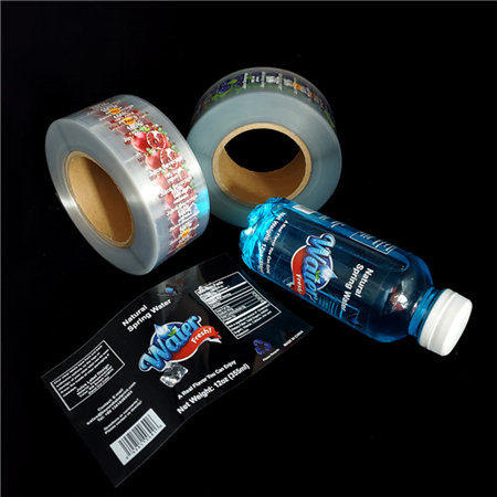 Confirm quality plastic printing PVC/PET Shrink Sleeve labels for glass bottle