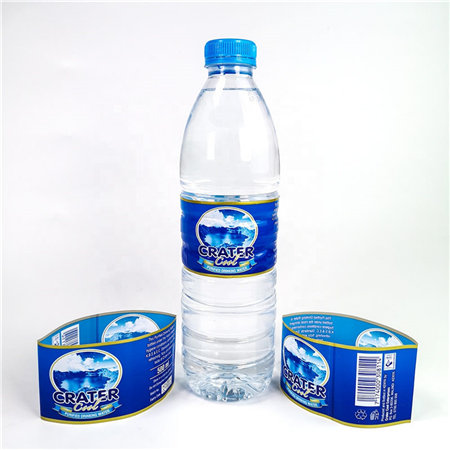 Water Bottle Label Bottle Sleeve Label Custom Printed Pvc Shrink Sleeve Water Plastic Bottle Label