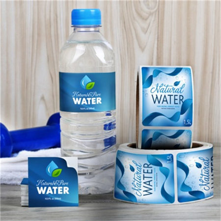5 Gallon Water Bottle Sticker Label For Water Labels Stickers Printing