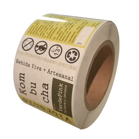 Custom Printed Adhesive Candle Jar Warning Labels Sticker, Custom Adhesive Labels For Candle Jars