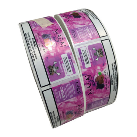 Wholesale Adhesive CMYK Printed Matte Silver Foil Perfume Bottle Sealing Label Printing Custom Sticker