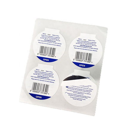 Adhesive Food Label Food Paper Adhesive Label Custom Adhesive Glossy Waterproof Paper Food Packaging Label Sticker Printing