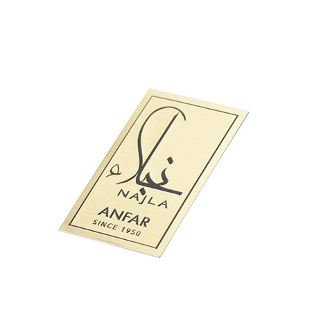 Custom Printing Transparent Clear Gold Foil Self Adhesive Roll LOGO Label Sticker