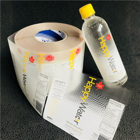 Neck Labels Bottles New Brand Heat Transfer Label for Paint Pail New Product Printed Shrink Label Gravure Printing PVC, PET ZB-7