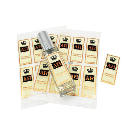 Label Transparent Labels Customized Gold Foil Label Sticker Transparent Material Gold Foil Sticker Customized Custom Cut Sticker