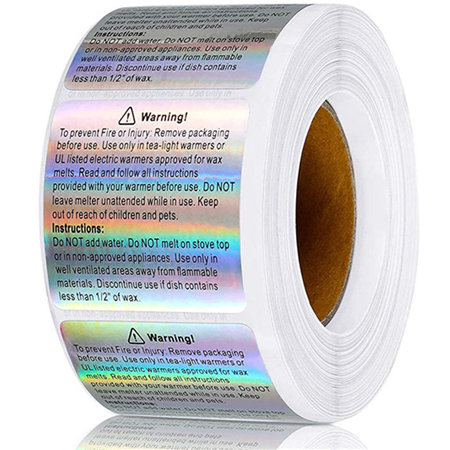 Custom printed roll self adhesive honey labels for glass jar