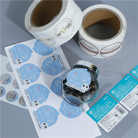 Wholesale Personality Custom Made Adhesive Sticker Metal Perfume Candle jar Label for glass jar